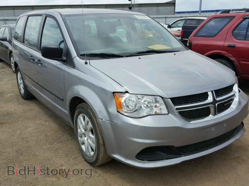 2014 Dodge CARAVAN Grand Cara (VIN 2C4RDGBG2ER129465) — photo 1 of 10, Copart, damage: front end