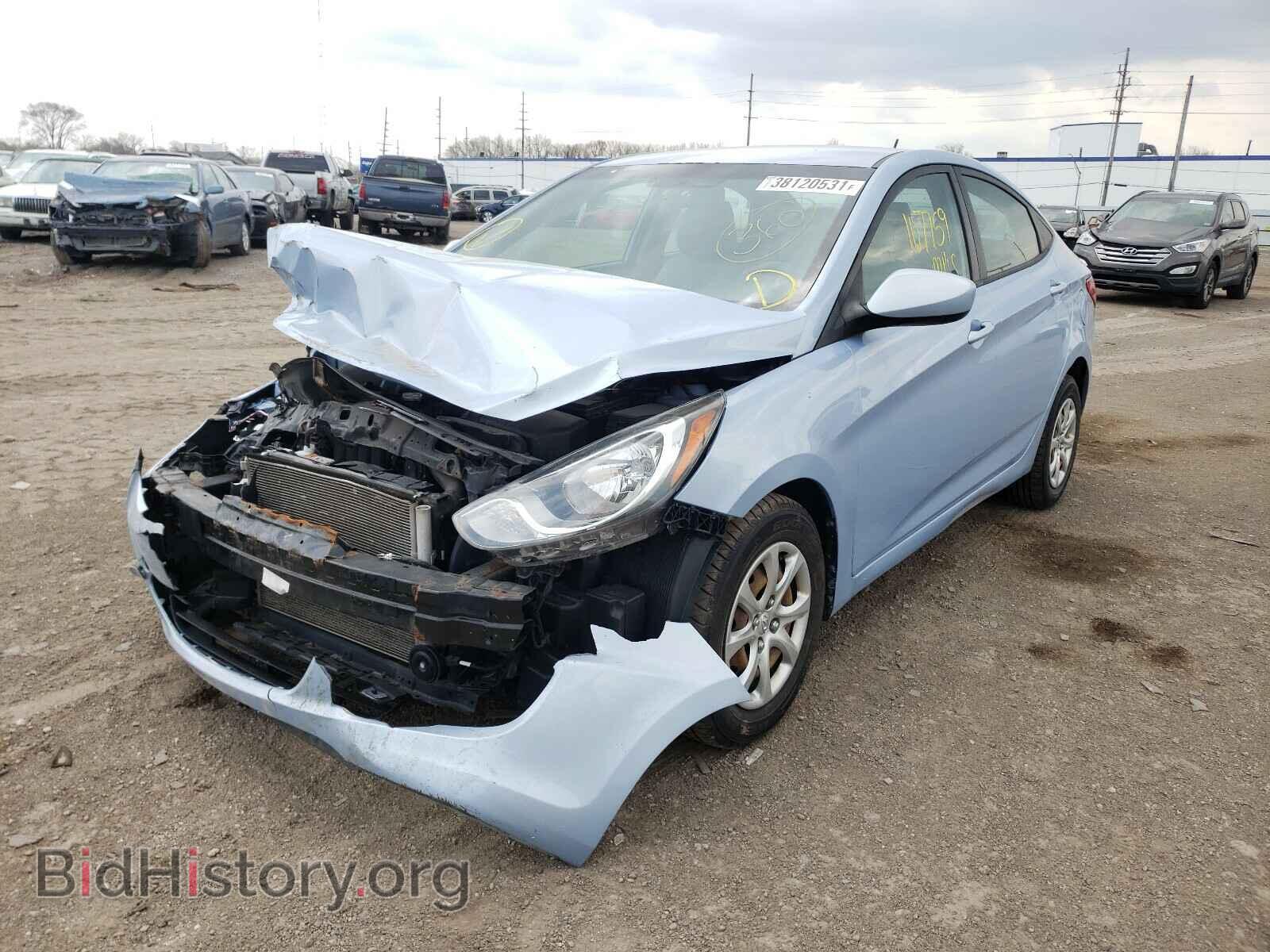 2013 HYUNDAI ACCENT - VIN: KMHCT4AE6DU464362 - Photo 2