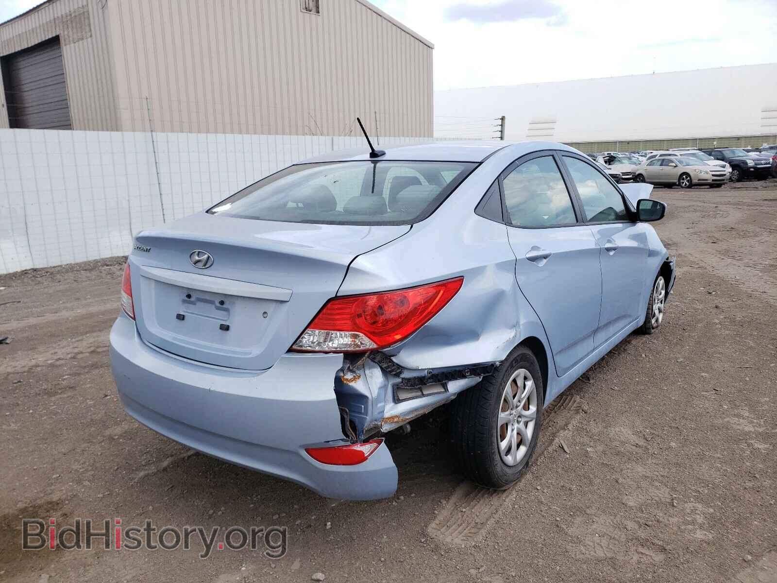 2013 HYUNDAI ACCENT - VIN: KMHCT4AE6DU464362 - Photo 4