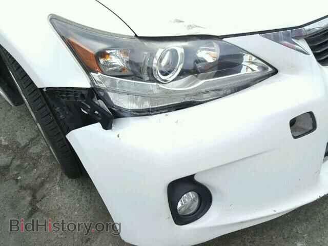 2012 LEXUS CT 200 - VIN: JTHKD5BHXC2100966 - Фото 9