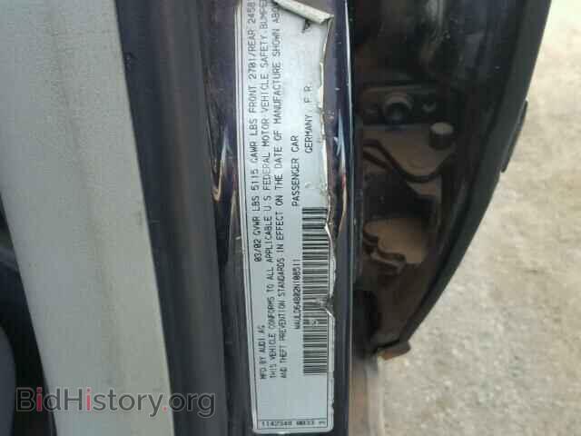 2002 AUDI A6 - VIN: WAULD64B02N108511 - Фото 10