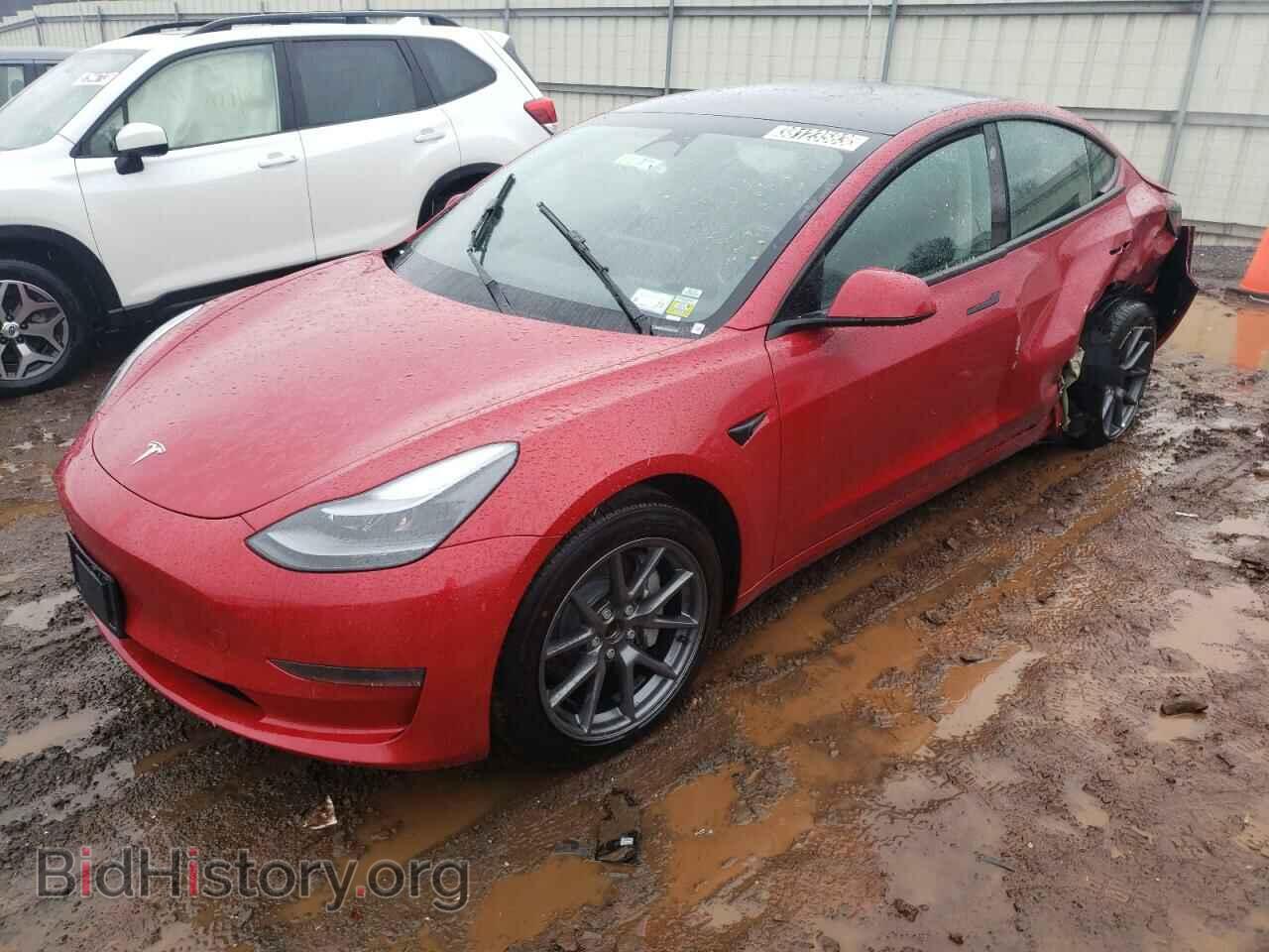 Photo 5YJ3E1EA6NF370352 - TESLA MODEL 3 2022