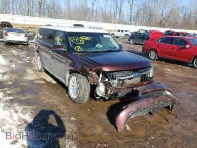 2010 Ford FLEX Flex SEL, бордовый — VIN 2FMHK6CC5ABA98816, Copart
