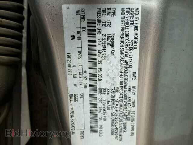 2012 FORD FOCUS - VIN: 1FAHP3F25CL409547 - Photo 10