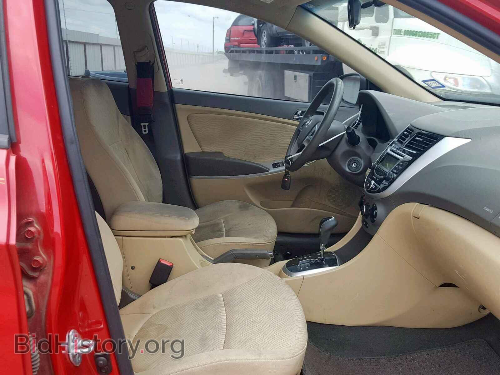 2013 HYUNDAI ACCENT - VIN: KMHCU4AE6DU435747 - Фото 5