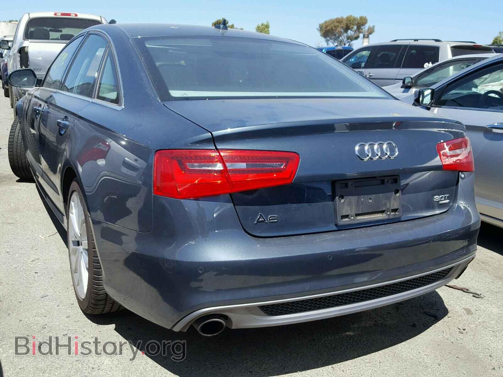 2013 AUDI A6 - VIN: WAUHGAFC3DN034218 - Фото 3