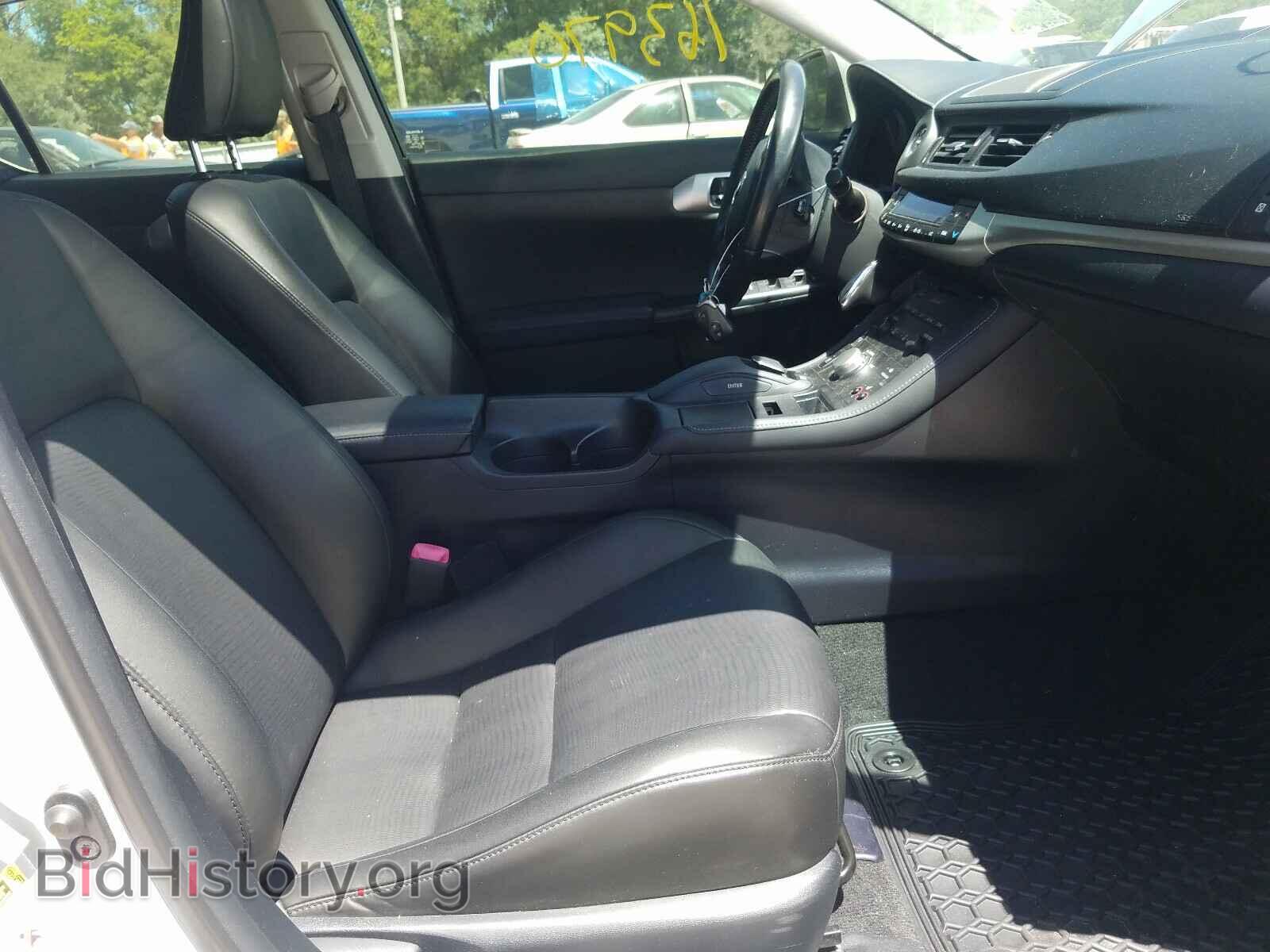 2012 LEXUS CT 200 - VIN: JTHKD5BHXC2090939 - Фото 5