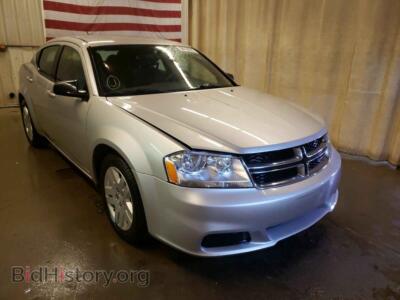 2012 Dodge AVENGER Avenger SE, silver — VIN 1C3CDZAB4CN216404, Copart