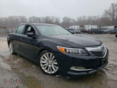 2014 Acura RLX RLX Tech, черный — VIN JH4KC1F54EC001925, Copart
