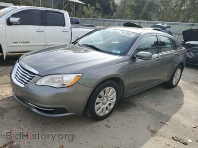 2013 Chrysler 200 LX, серый — VIN 1C3CCBAB2DN620829, Copart