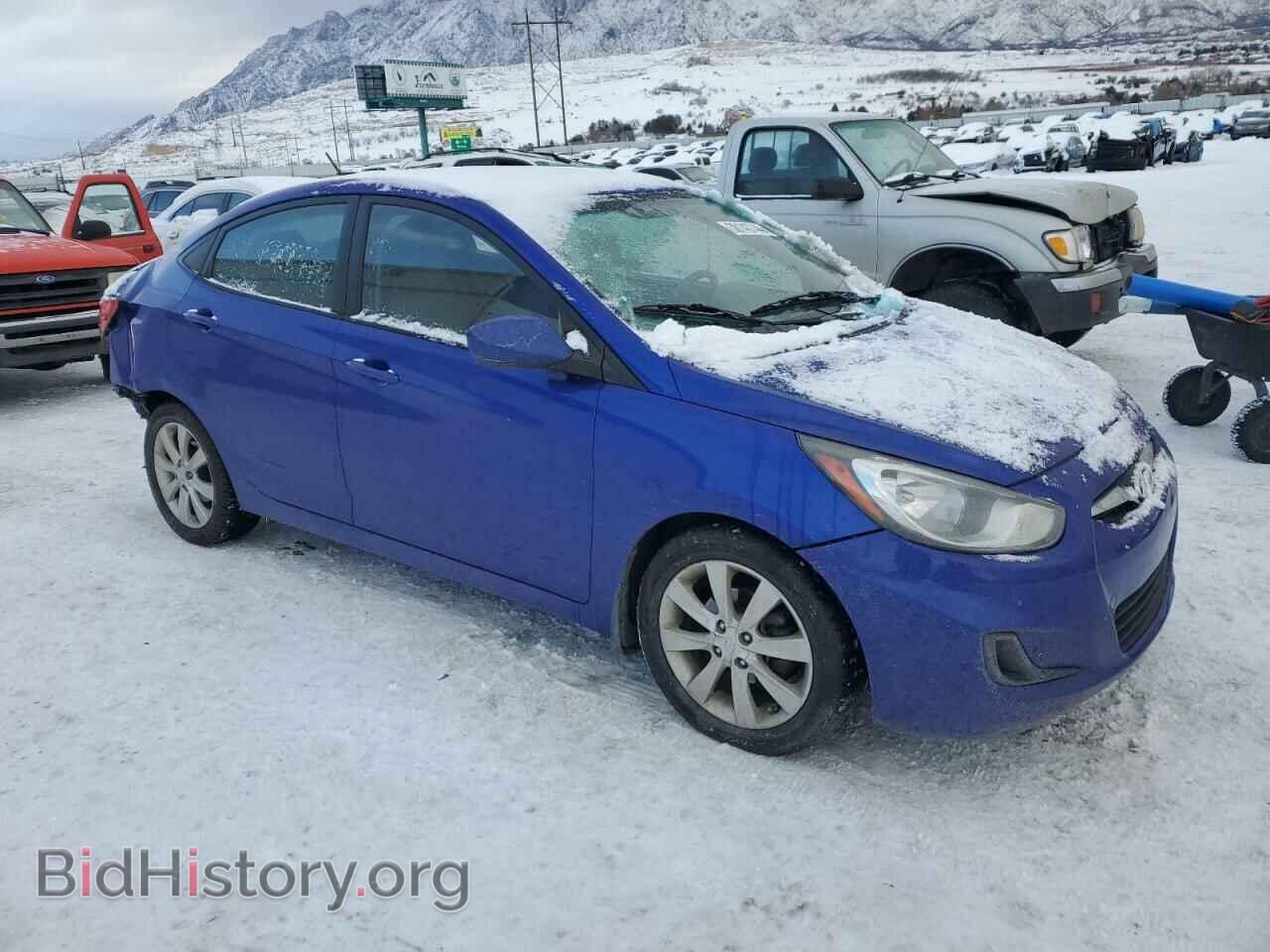 2012 HYUNDAI ACCENT - VIN: KMHCU4AE7CU217279 - Фото 4