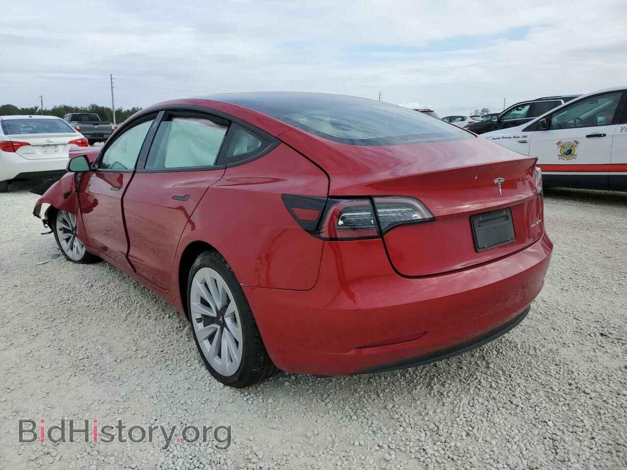 2022 TESLA MODEL 3 - VIN: 5YJ3E1EB4NF177660 - Фото 2