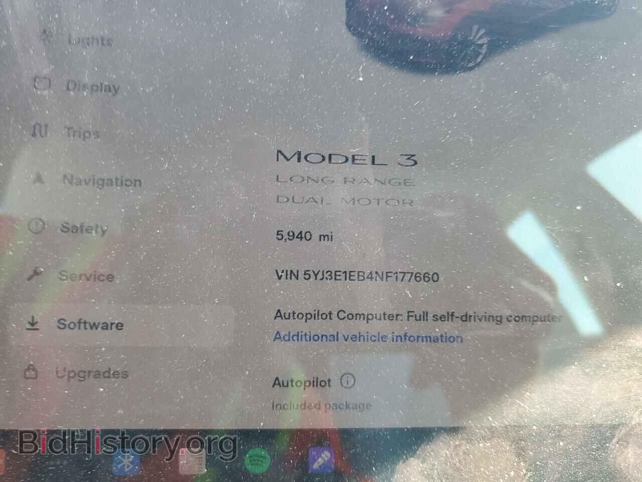 2022 TESLA MODEL 3 - VIN: 5YJ3E1EB4NF177660 - Фото 9