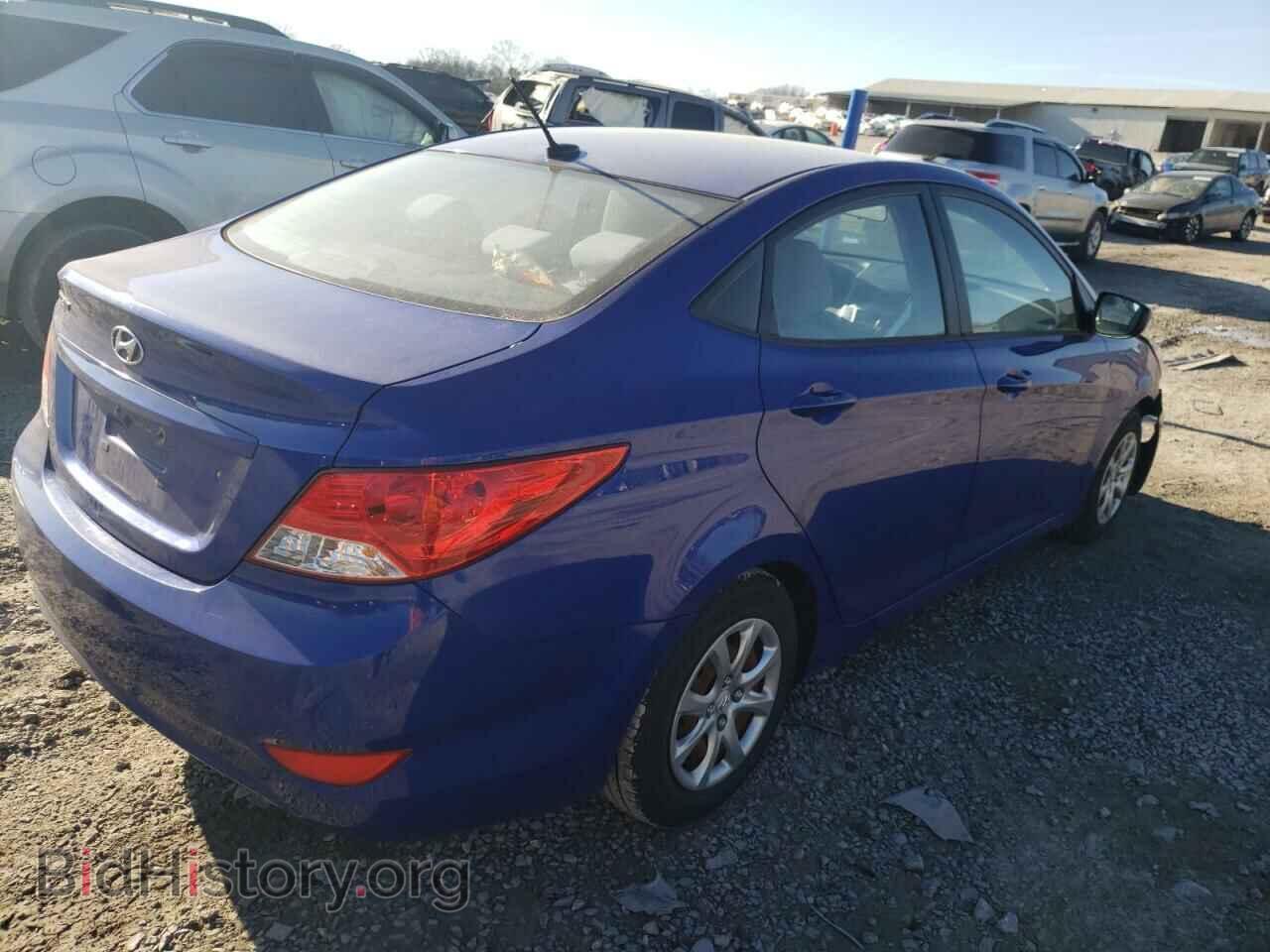 2014 HYUNDAI ACCENT - VIN: KMHCT4AE4EU718619 - Фото 3