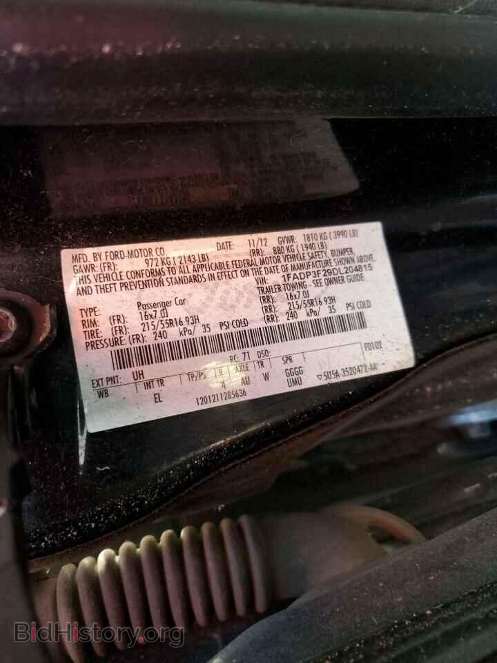 2013 FORD FOCUS - VIN: 1FADP3F29DL204815 - Photo 12