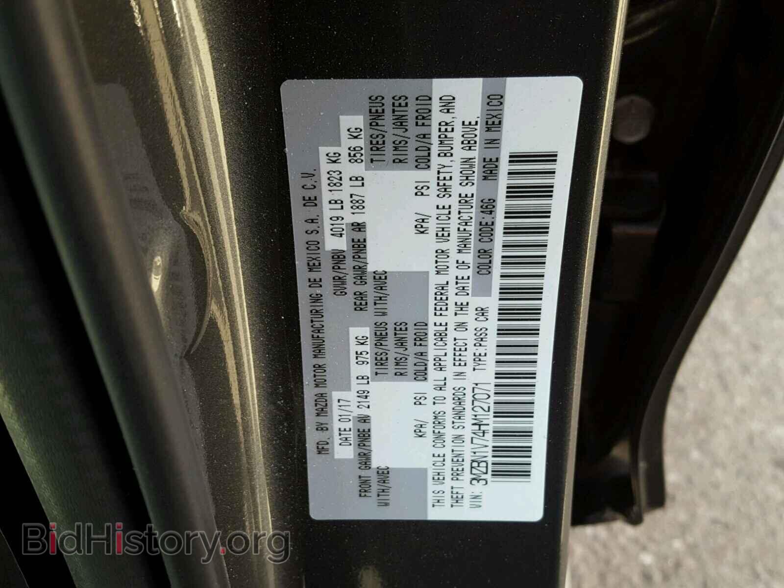 2017 MAZDA 3 - VIN: 3MZBN1V74HM127071 - Фото 10