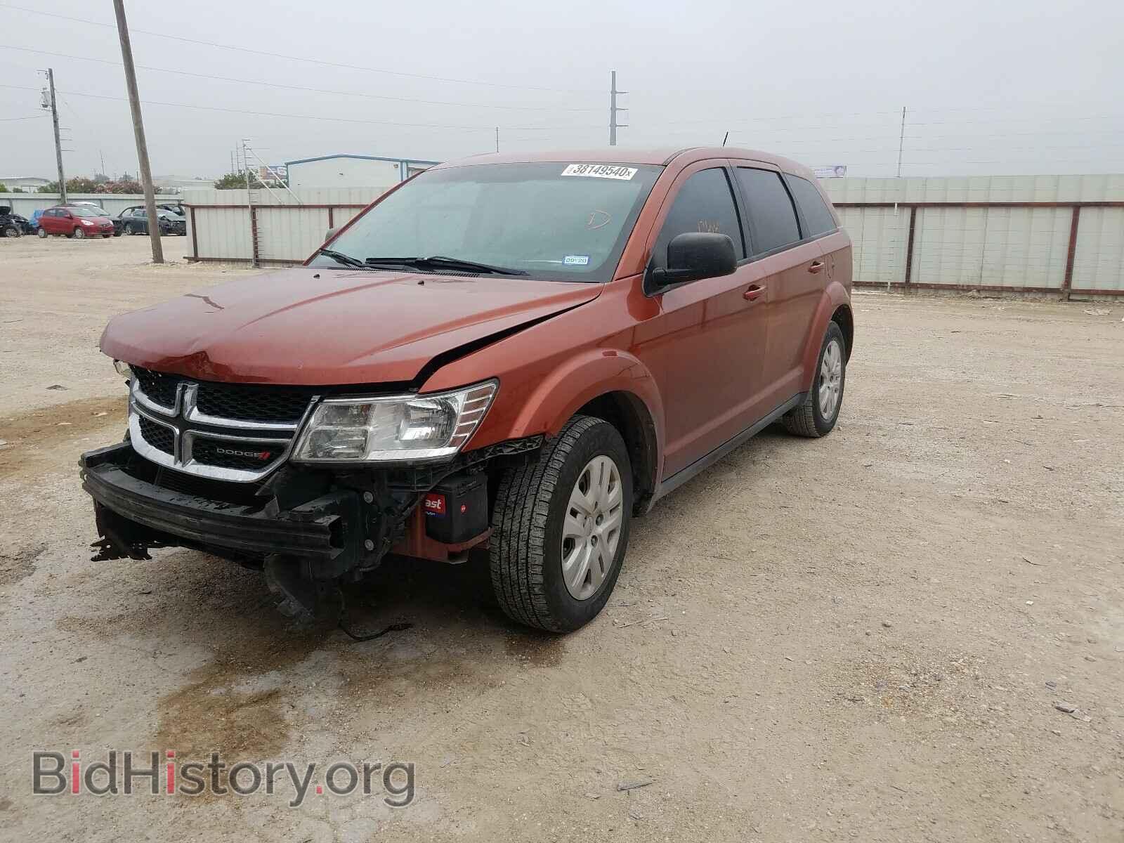2014 DODGE JOURNEY - VIN: 3C4PDCAB9ET150431 - Фото 2