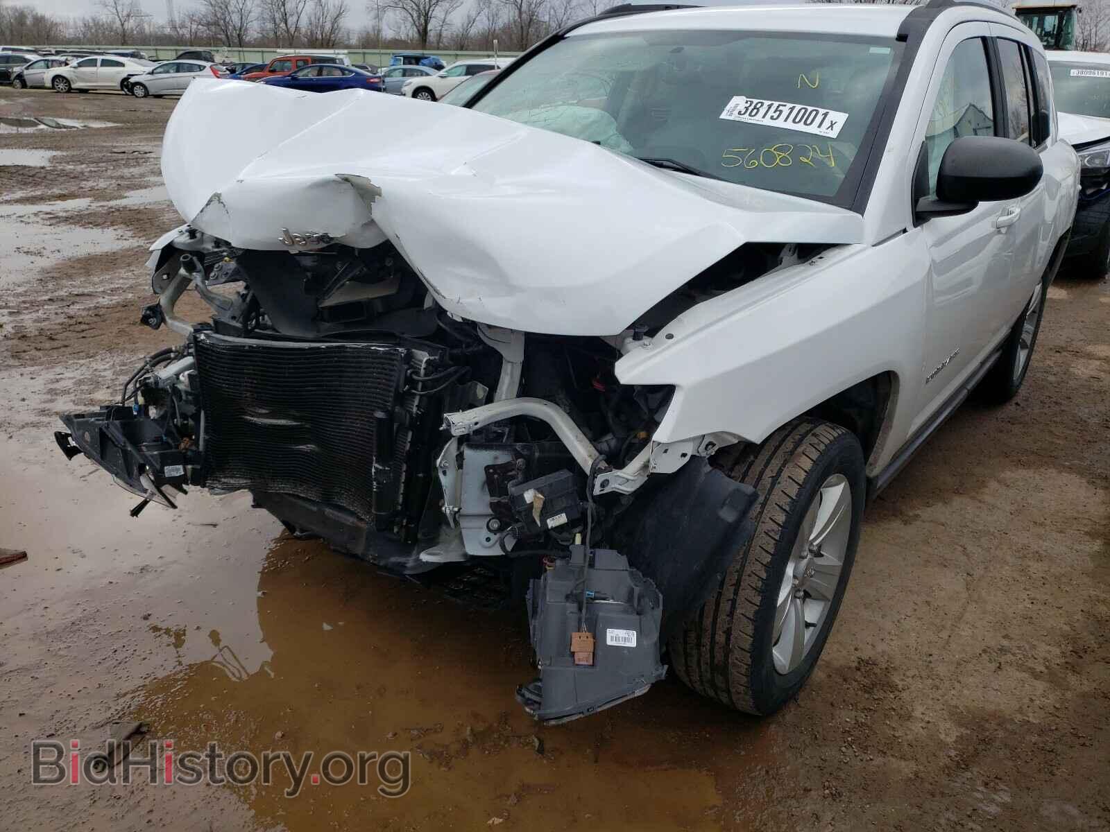 2016 JEEP COMPASS - VIN: 1C4NJCBA9GD560824 - Фото 2