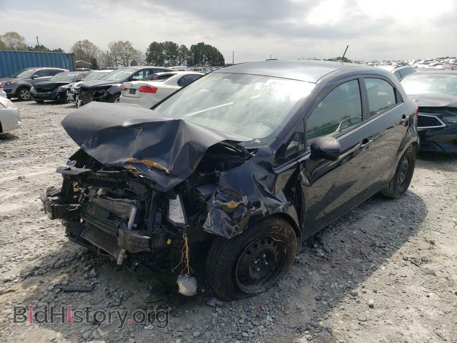 2012 KIA RIO - VIN: KNADM5A3XC6016362 - Фото 2