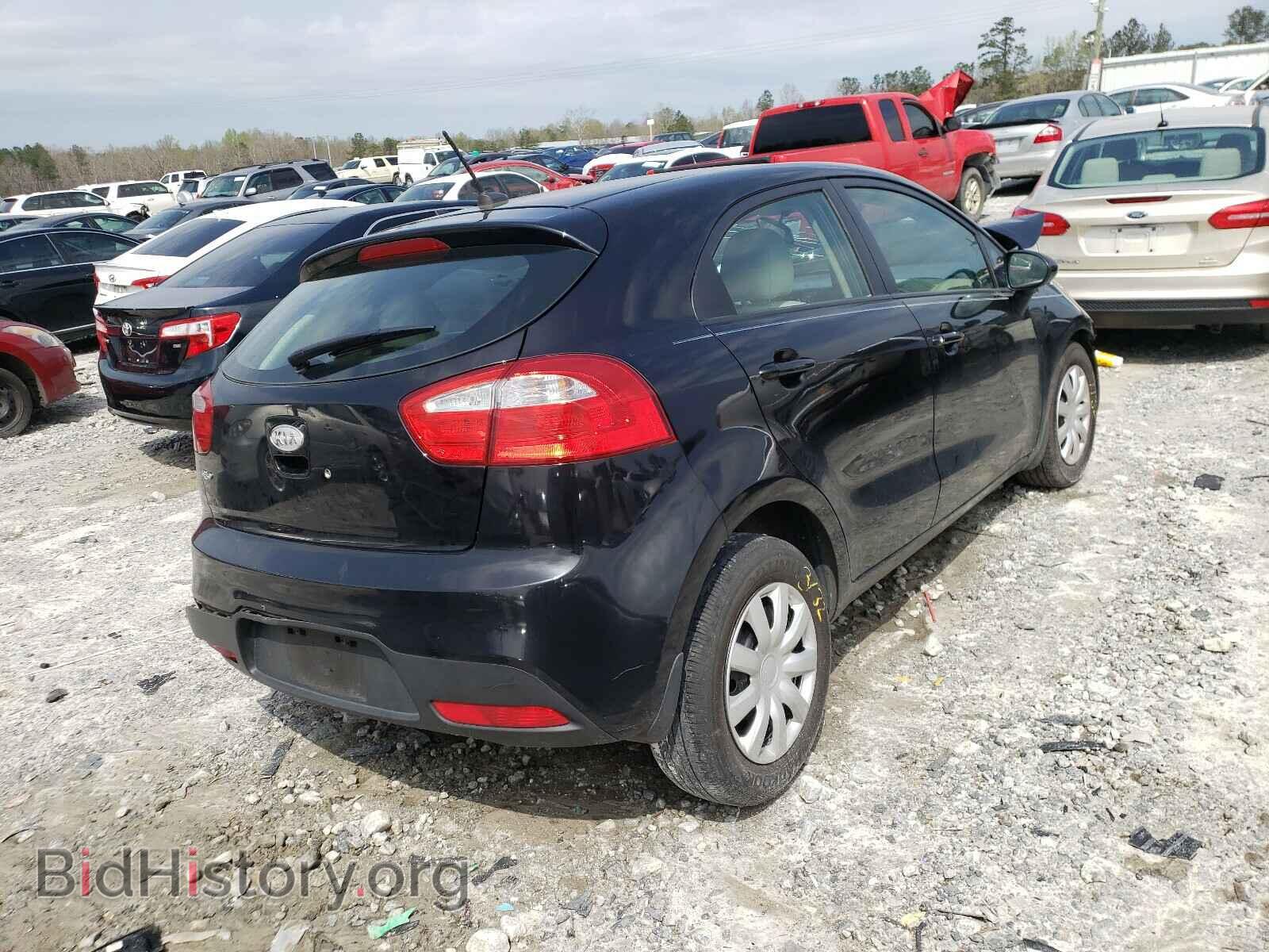 2012 KIA RIO - VIN: KNADM5A3XC6016362 - Фото 4