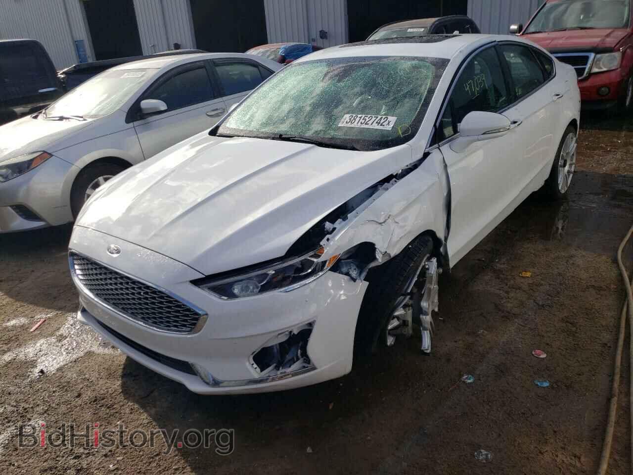 2019 FORD FUSION - VIN: 3FA6P0D90KR143277 - Фото 2