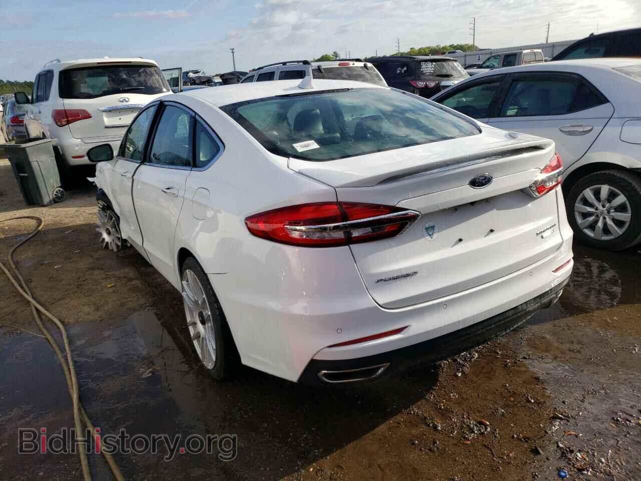 2019 FORD FUSION - VIN: 3FA6P0D90KR143277 - Фото 3
