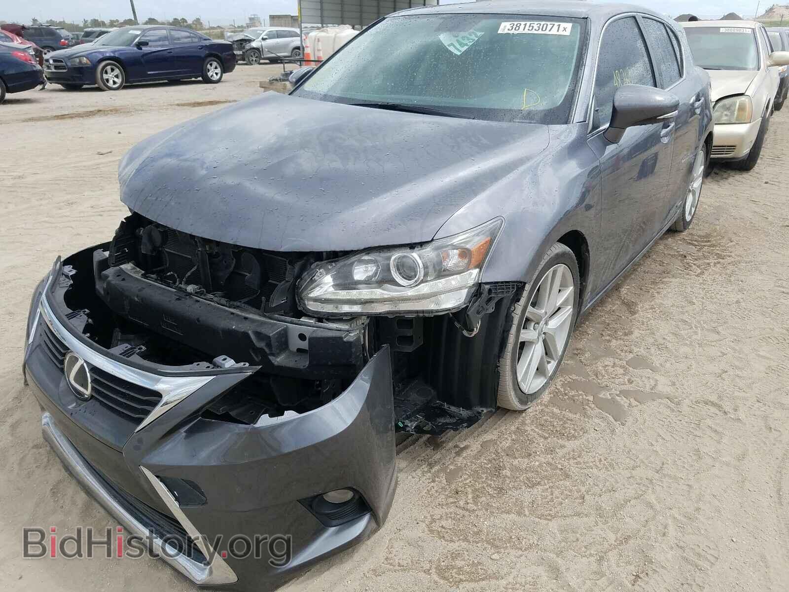 2016 LEXUS CT 200 - VIN: JTHKD5BH4G2260251 - Фото 2