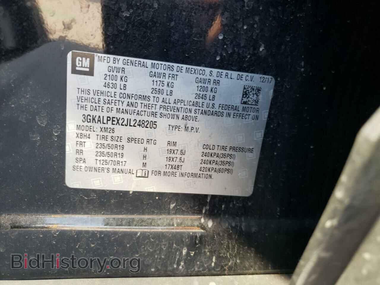 2018 GMC TERRAIN - VIN: 3GKALPEX2JL248205 - Фото 10