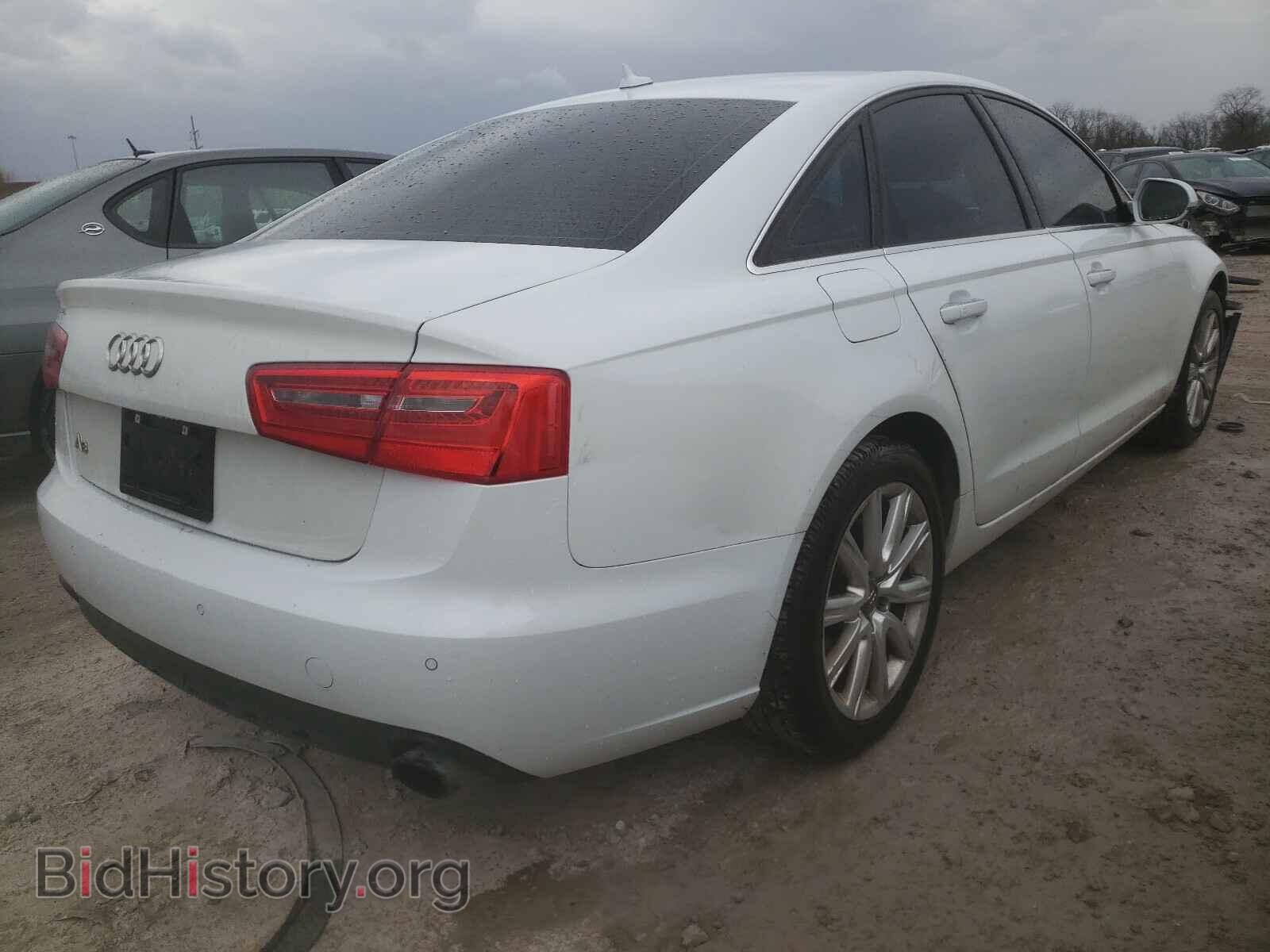 2013 AUDI A6 - VIN: WAUGFAFC3DN054824 - Фото 4