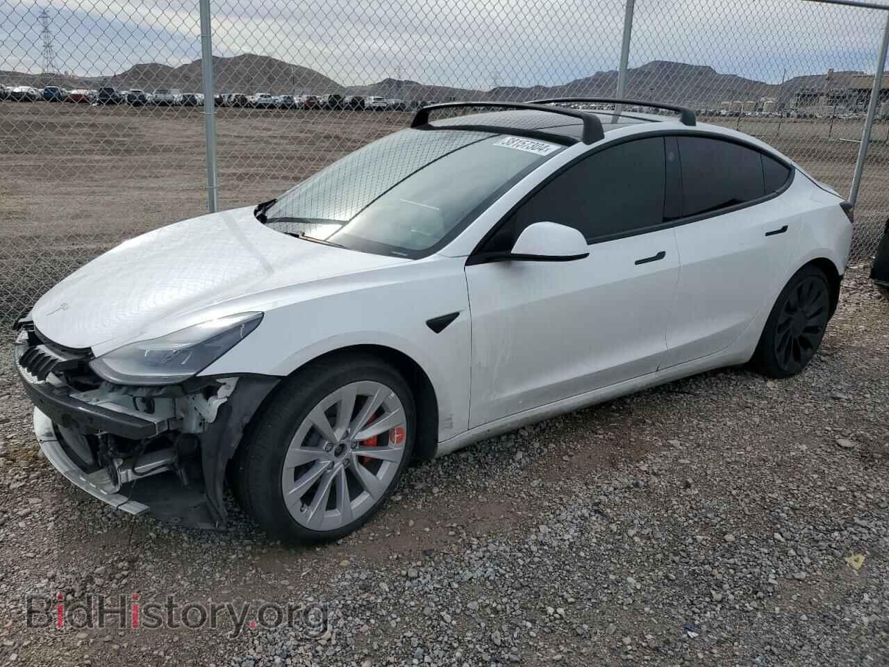 Photo 5YJ3E1EC7MF064177 - TESLA MODEL 3 2021