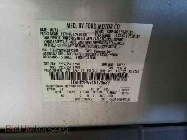 2012 FORD TAURUS - VIN: 1FAHP2EW9CG123689 - Photo 10