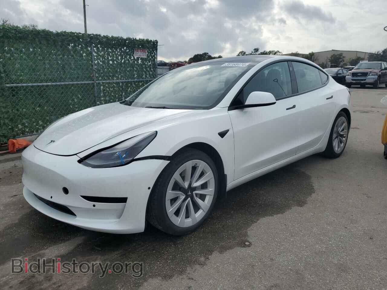 Photo 5YJ3E1EA5NF168862 - TESLA MODEL 3 2022