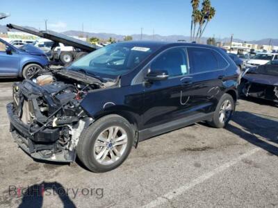 2017 Ford EDGE SEL, black — VIN 2FMPK3J94HBB89362, Copart