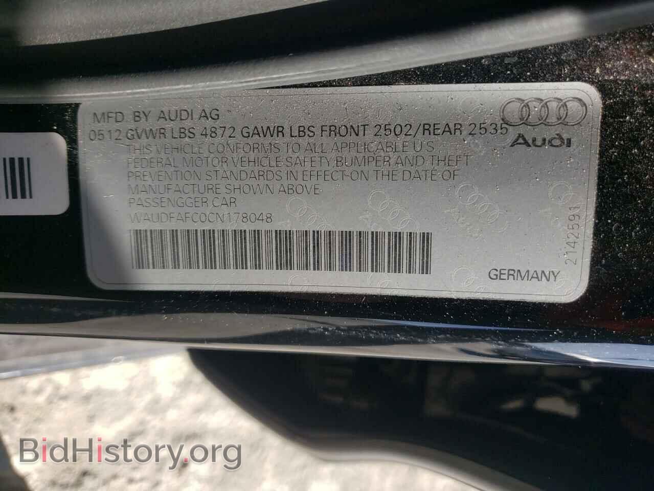 2012 AUDI A6 - VIN: WAUDFAFC0CN178048 - Photo 13