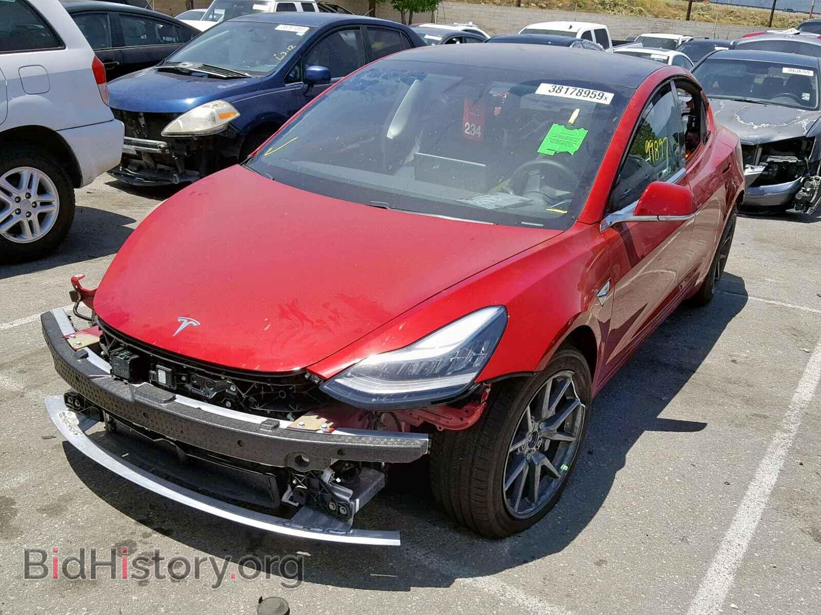 2018 TESLA MODEL 3 - VIN: 5YJ3E1EB7JF129810 - Фото 2
