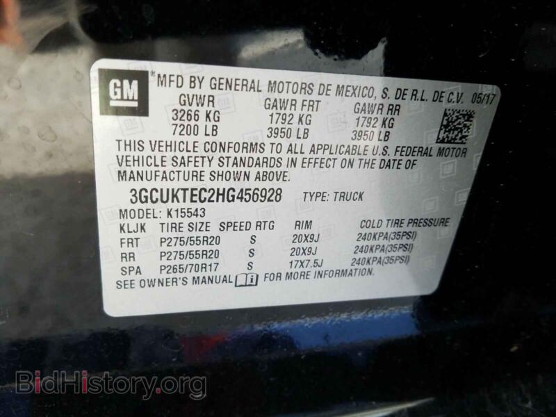 2017 Chevrolet SILVERADO (VIN 3GCUKTEC2HG456928) — photo 10 of 10