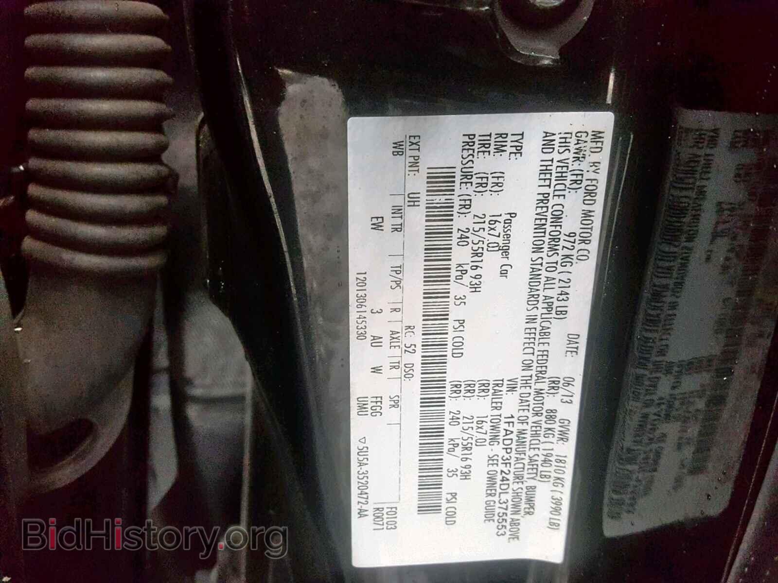2013 FORD FOCUS SE - VIN: 1FADP3F24DL375553 - Фото 10
