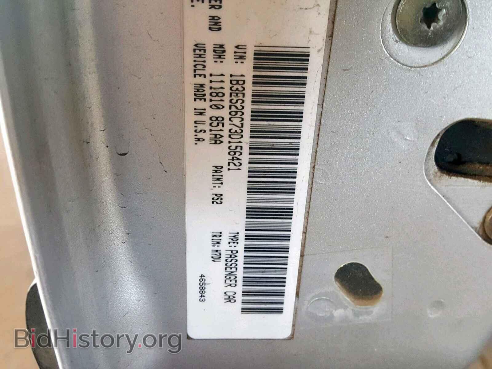 2003 DODGE NEON - VIN: 1B3ES26C73D156421 - Фото 10