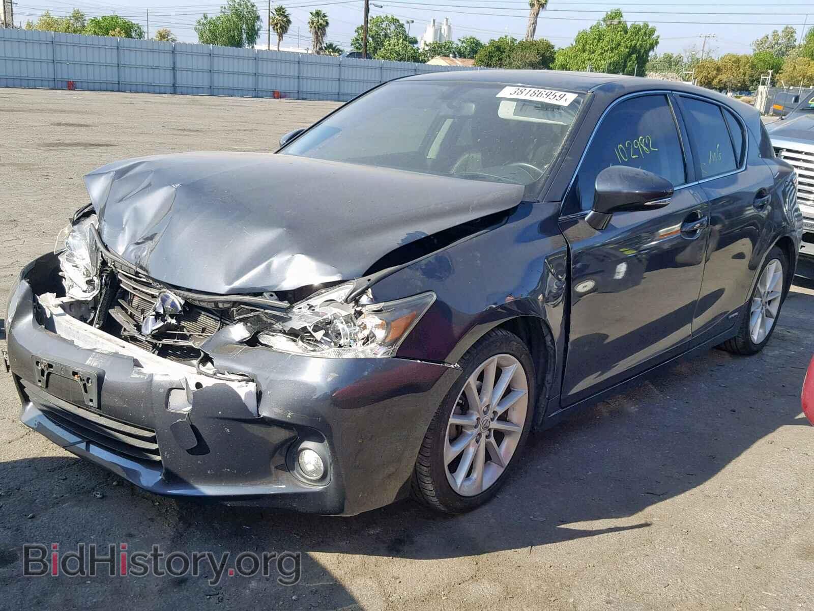 2011 LEXUS CT 200 - VIN: JTHKD5BHXB2037642 - Фото 2