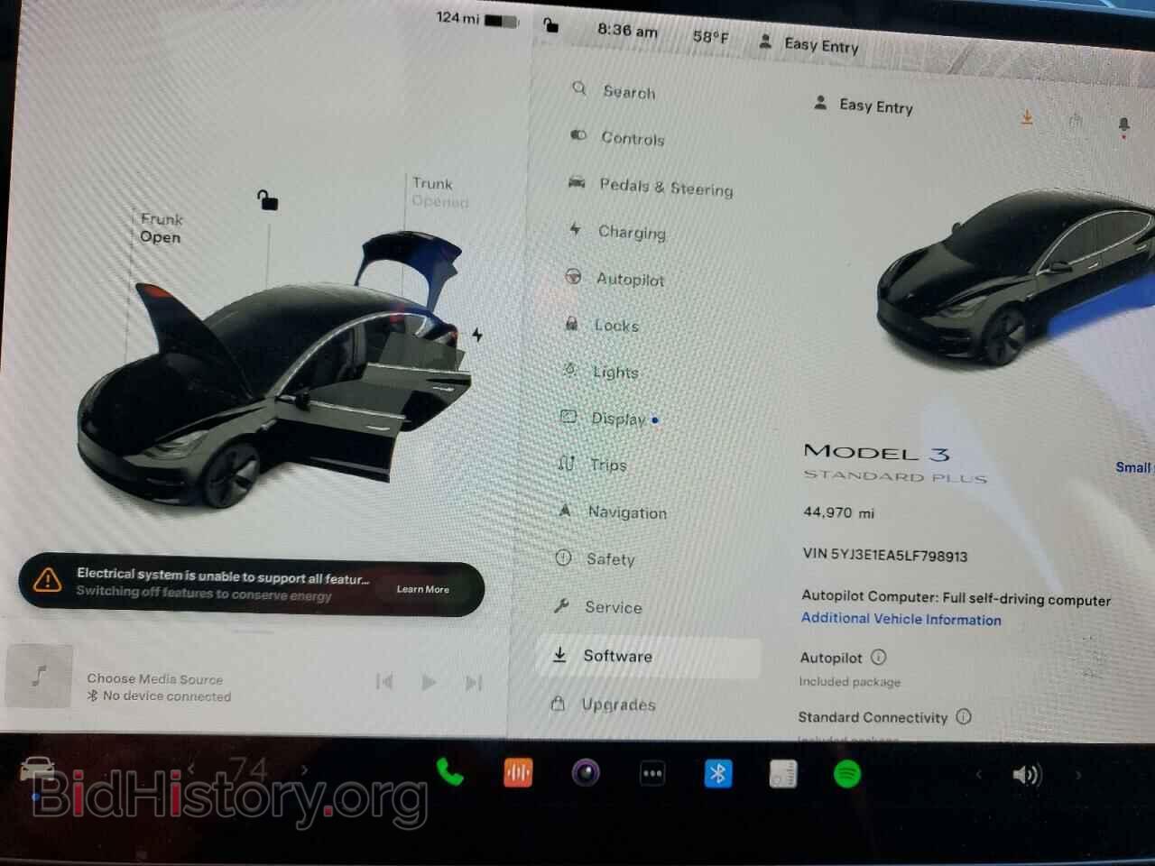 2020 TESLA MODEL 3 - VIN: 5YJ3E1EA5LF798913 - Фото 9
