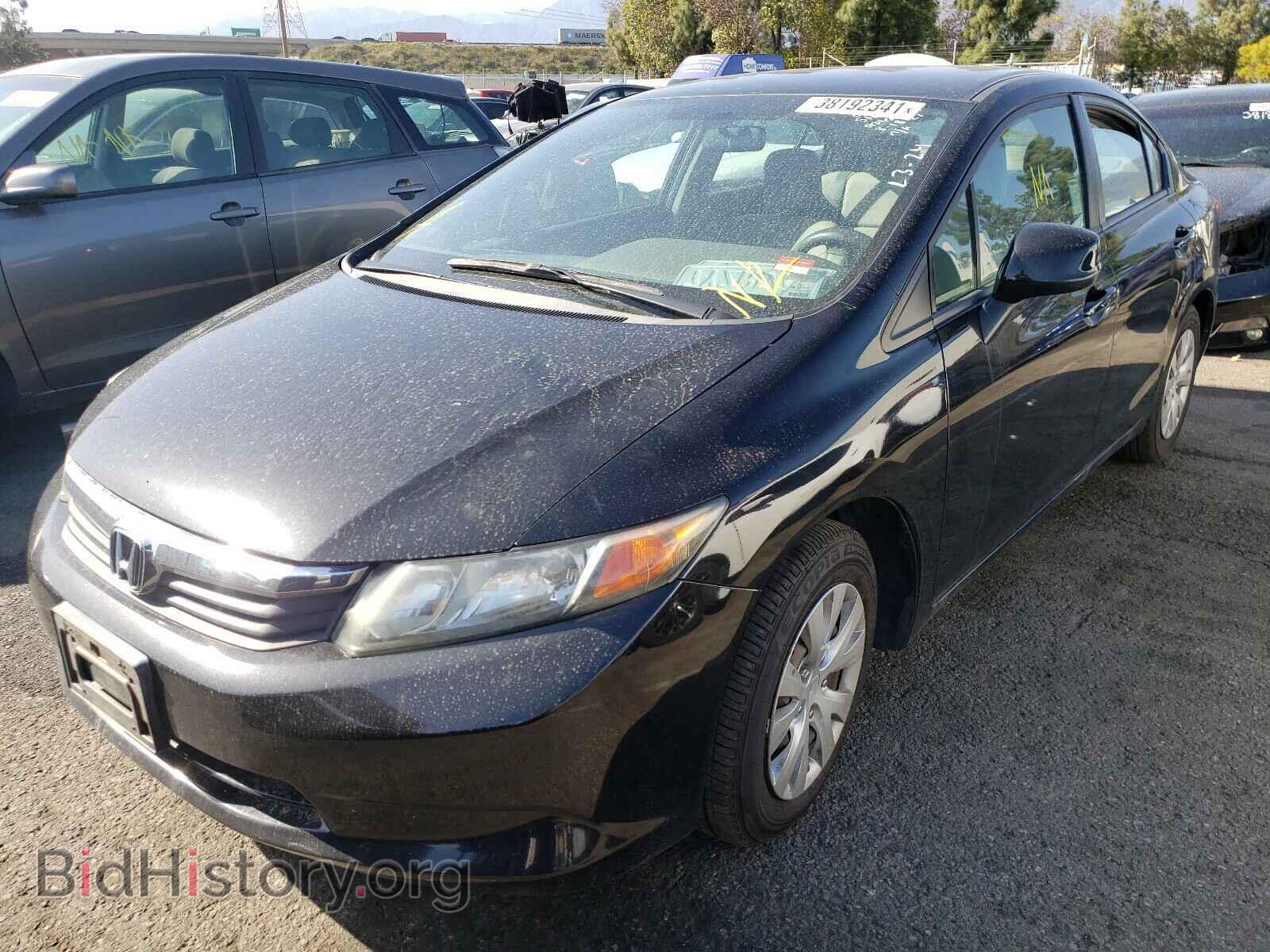2012 HONDA CIVIC - VIN: 19XFB2F52CE345237 - Фото 2