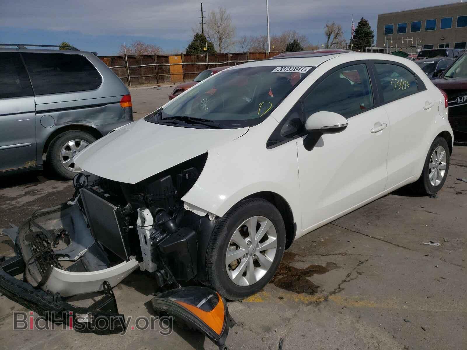 2013 KIA RIO - VIN: KNADN5A3XD6284746 - Фото 2