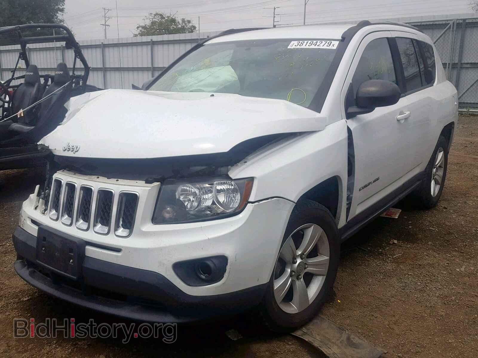 2014 JEEP COMPASS SP - VIN: 1C4NJCBBXED758396 - Фото 2