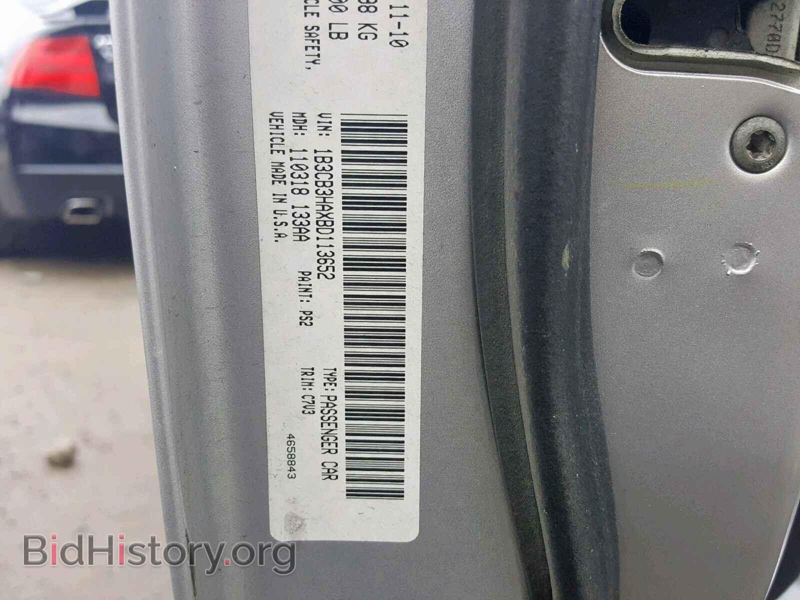 2011 DODGE CALIBER - VIN: 1B3CB3HAXBD113652 - Фото 10