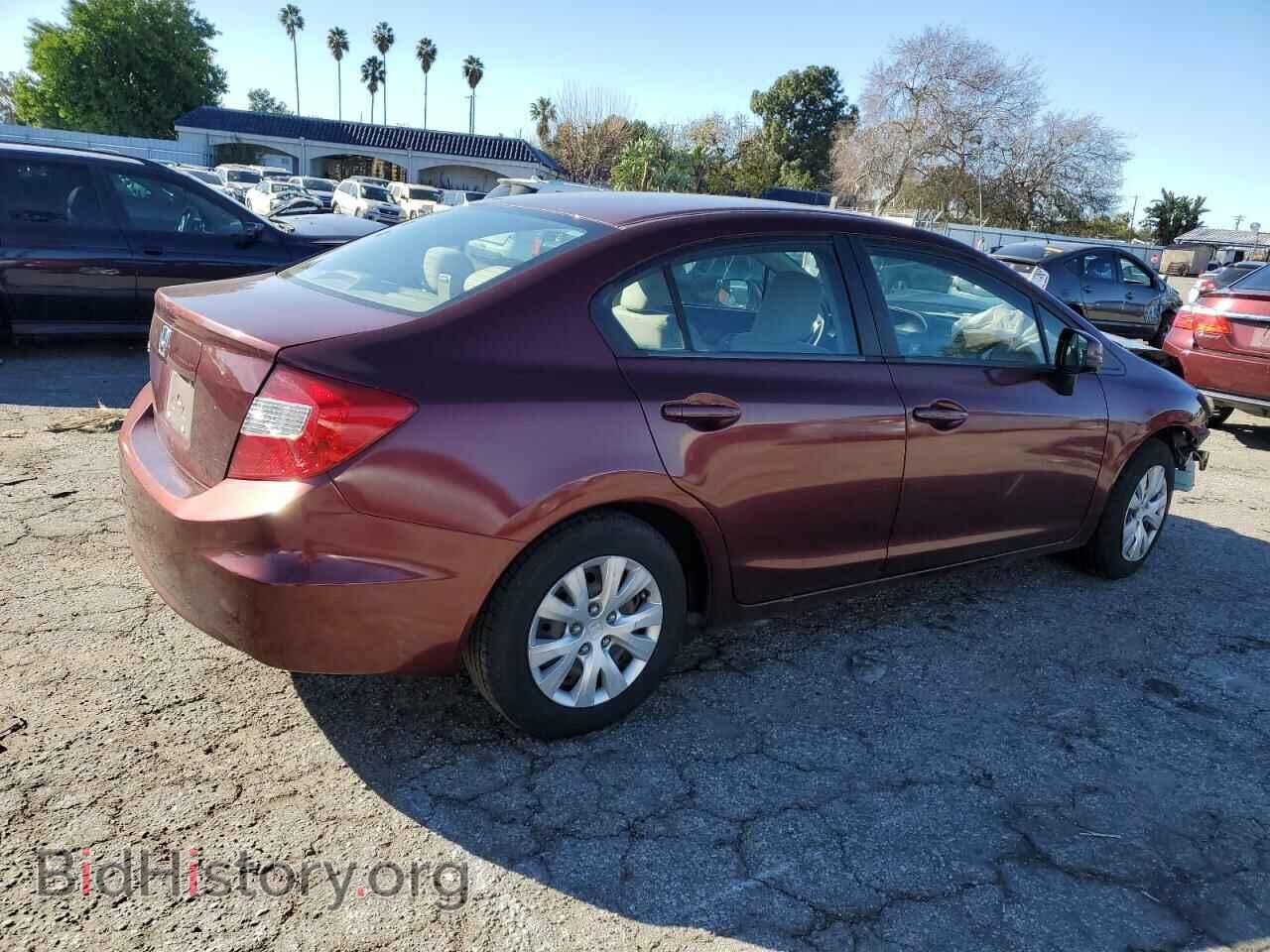 2012 HONDA CIVIC - VIN: 2HGFB2F50CH543529 - Фото 3