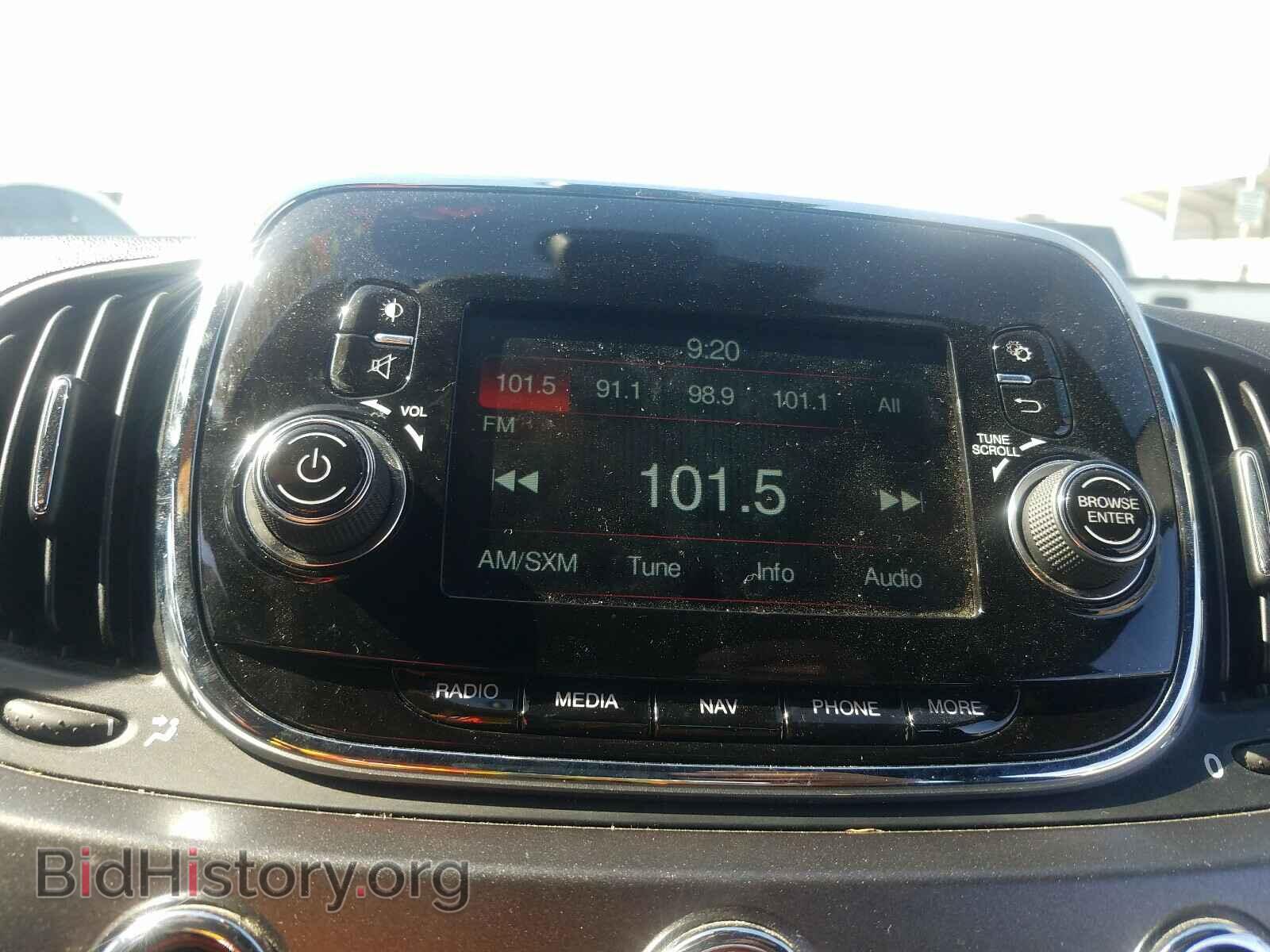 2017 FIAT 500 - VIN: 3C3CFFGE5HT609197 - Фото 9