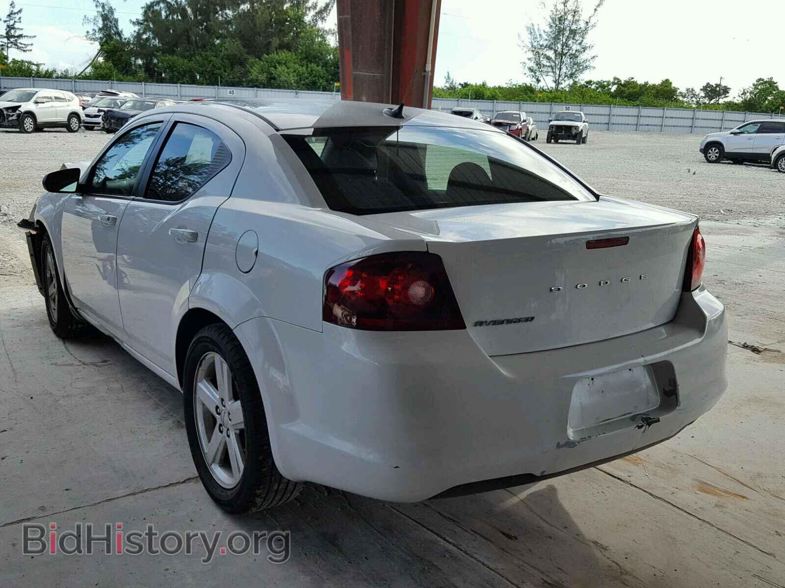 2013 DODGE AVENGER - VIN: 1C3CDZAB4DN665129 - Фото 3