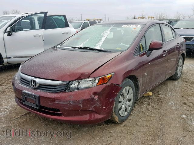 2012 HONDA CIVIC LX - VIN: JHMFB2F53CS002996 - Фото 2