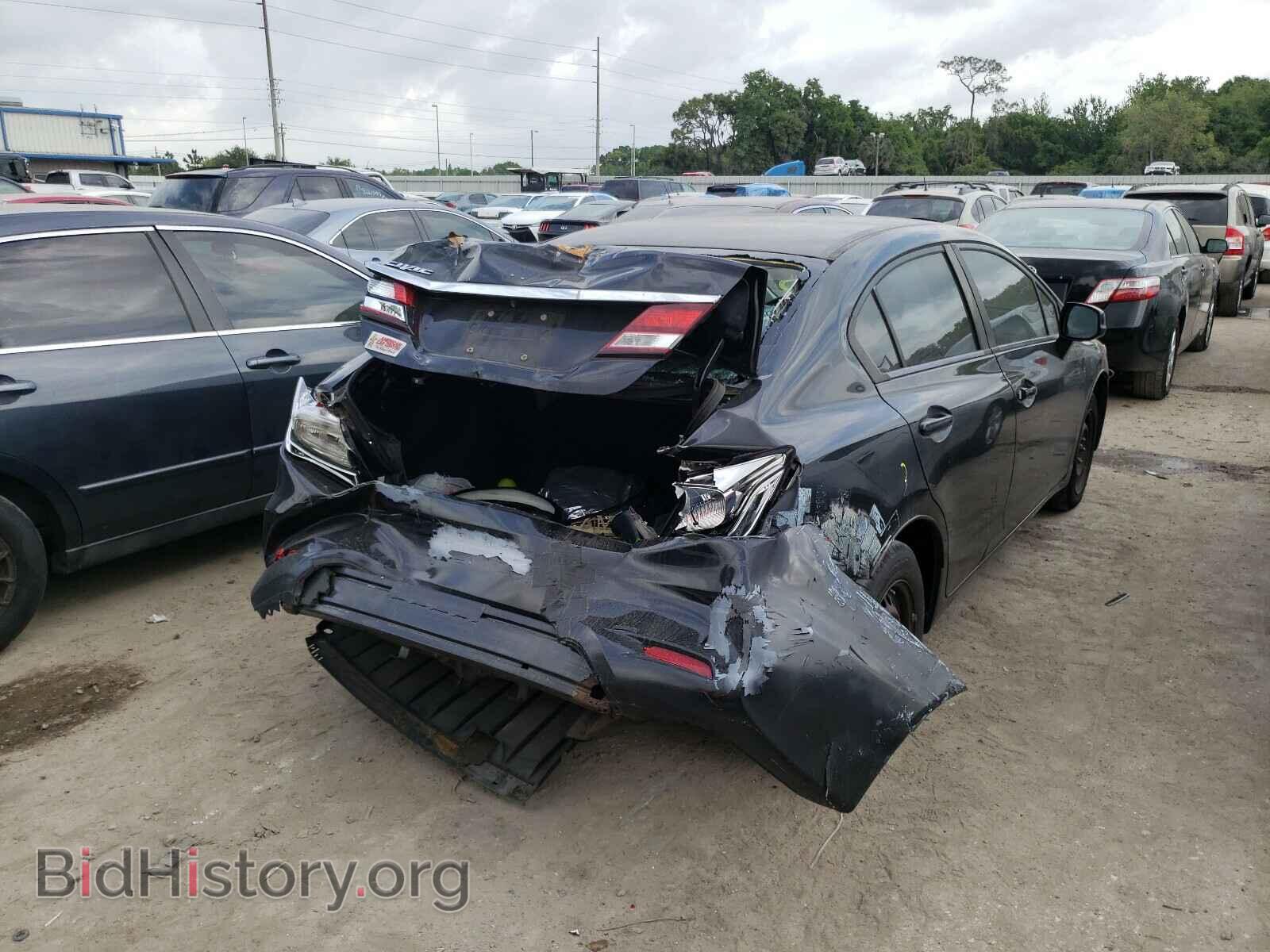 2013 HONDA CIVIC - VIN: 19XFB2F51DE044542 - Фото 4