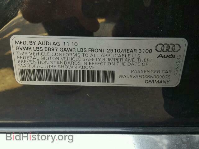 2011 AUDI A8 - VIN: WAURVAFD3BN009075 - Photo 10